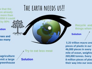 Save the earth poster Jasmine Young